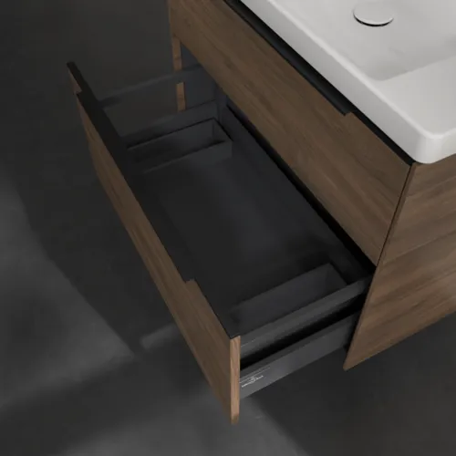 Bild von VILLEROY BOCH Subway 3.0 Waschbeckenunterschrank, 2 Auszüge, 772 x 576 x 478 mm, Arizona Oak #C57401VH