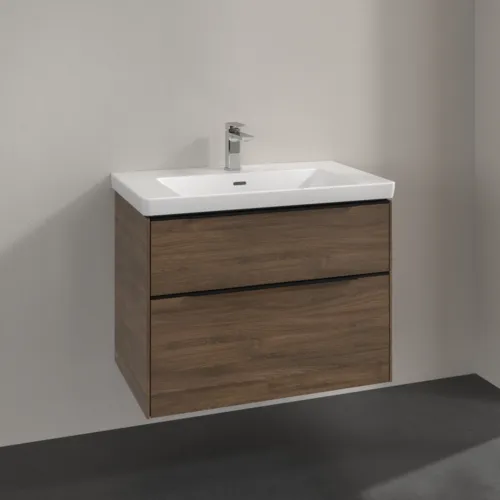 Bild von VILLEROY BOCH Subway 3.0 Waschbeckenunterschrank, 2 Auszüge, 772 x 576 x 478 mm, Arizona Oak #C57401VH