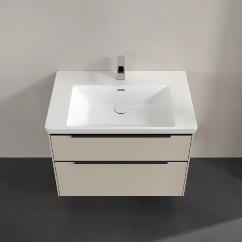 Bild von VILLEROY BOCH Subway 3.0 Waschbeckenunterschrank, 2 Auszüge, 772 x 576 x 478 mm, Cashmere Grey #C57401VN