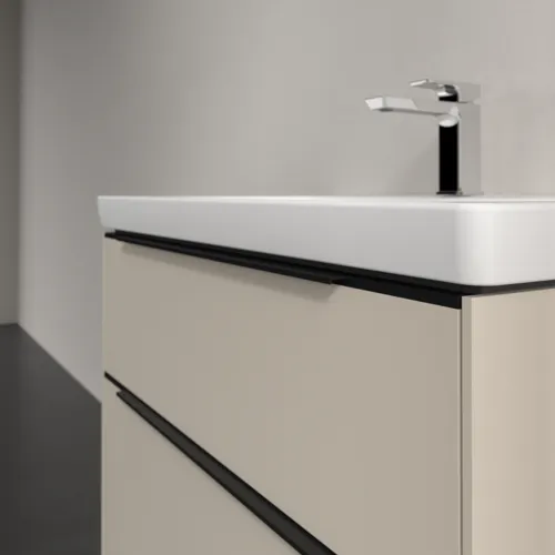 Bild von VILLEROY BOCH Subway 3.0 Waschbeckenunterschrank, 2 Auszüge, 772 x 576 x 478 mm, Cashmere Grey #C57401VN