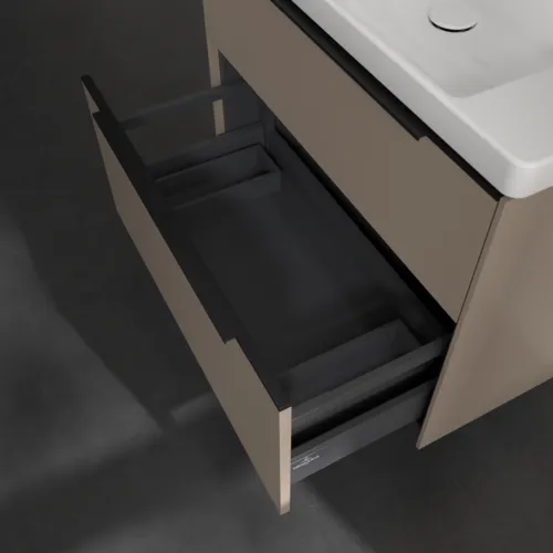 Bild von VILLEROY BOCH Subway 3.0 Waschbeckenunterschrank, 2 Auszüge, 772 x 576 x 478 mm, Taupe #C57401VM