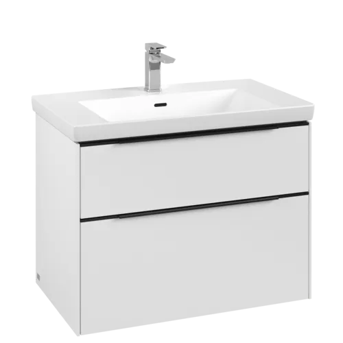 Bild von VILLEROY BOCH Subway 3.0 Waschbeckenunterschrank, 2 Auszüge, 772 x 576 x 478 mm, Pure White #C57401VF