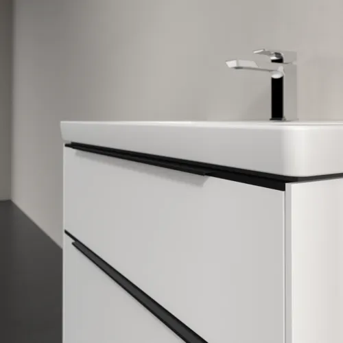 Bild von VILLEROY BOCH Subway 3.0 Waschbeckenunterschrank, 2 Auszüge, 772 x 576 x 478 mm, Pure White #C57401VF