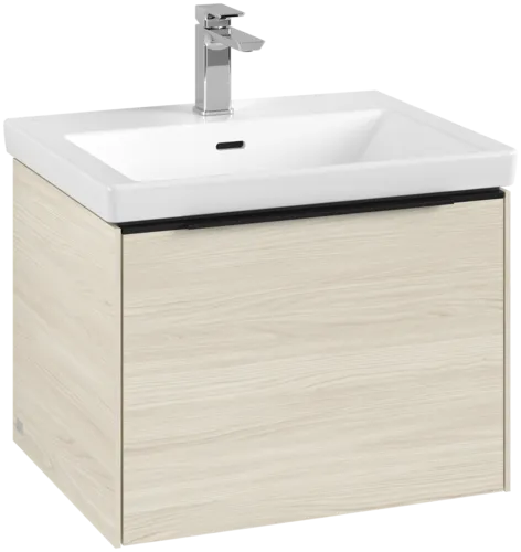 Bild von VILLEROY BOCH Subway 3.0 Waschbeckenunterschrank, 1 Auszug, 572 x 429 x 478 mm, White Oak #C57701AA