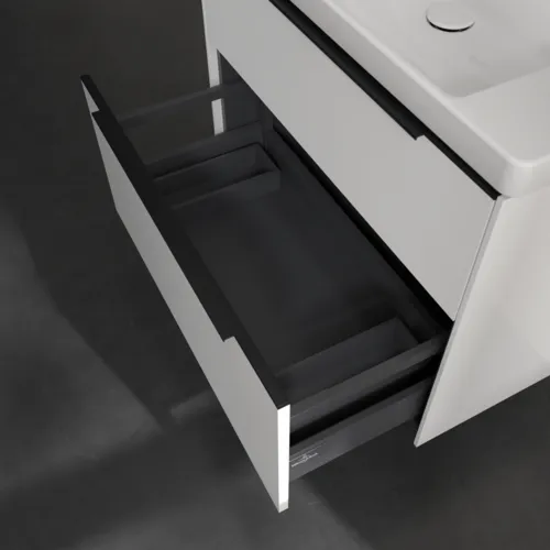 Bild von VILLEROY BOCH Subway 3.0 Waschbeckenunterschrank, 2 Auszüge, 772 x 576 x 478 mm, Brilliant White #C57401VE
