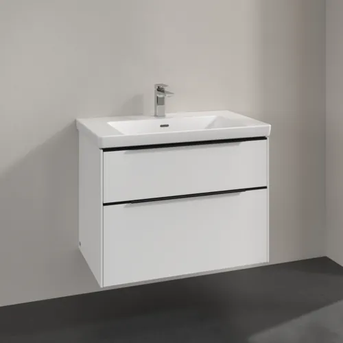 Bild von VILLEROY BOCH Subway 3.0 Waschbeckenunterschrank, 2 Auszüge, 772 x 576 x 478 mm, Brilliant White #C57401VE