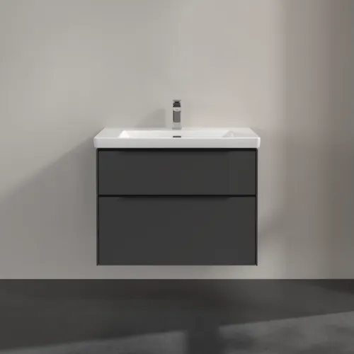 Bild von VILLEROY BOCH Subway 3.0 Waschbeckenunterschrank, 2 Auszüge, 772 x 576 x 478 mm, Graphite #C57401VR
