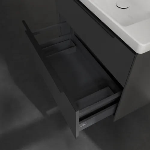 Bild von VILLEROY BOCH Subway 3.0 Waschbeckenunterschrank, 2 Auszüge, 772 x 576 x 478 mm, Graphite #C57401VR