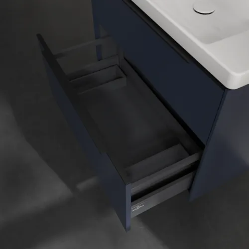 Bild von VILLEROY BOCH Subway 3.0 Waschbeckenunterschrank, 2 Auszüge, 772 x 576 x 478 mm, Marine Blue #C57401VQ