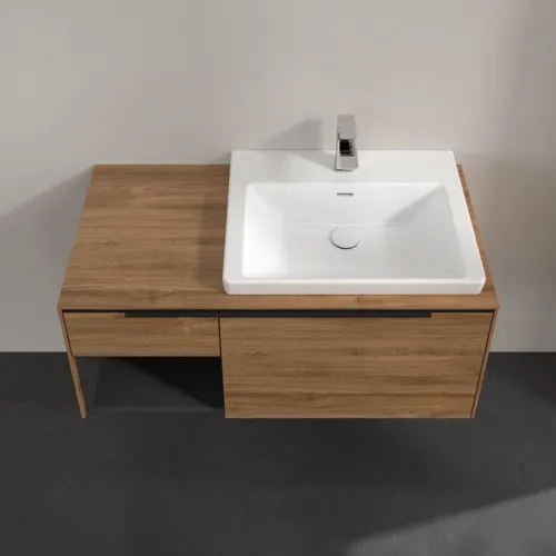 Bild von VILLEROY BOCH Subway 3.0 Waschbeckenunterschrank, 2 Auszüge, 1001 x 423 x 516 mm, Kansas Oak / Kansas Oak #C57101RH