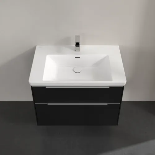 Bild von VILLEROY BOCH Subway 3.0 Waschbeckenunterschrank, 2 Auszüge, 772 x 576 x 478 mm, Volcano Black #C57400VL
