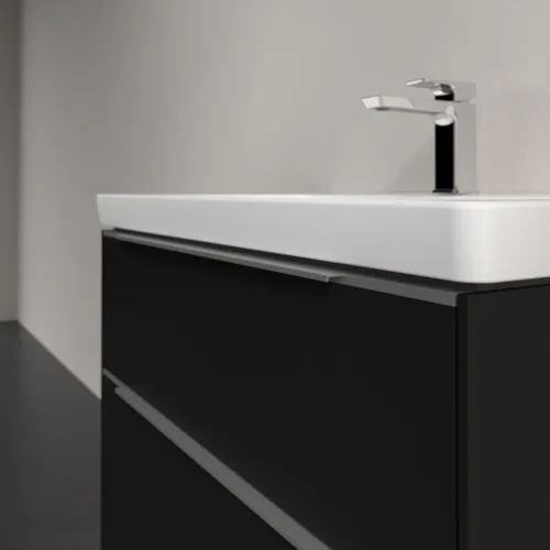 Bild von VILLEROY BOCH Subway 3.0 Waschbeckenunterschrank, 2 Auszüge, 772 x 576 x 478 mm, Volcano Black #C57400VL
