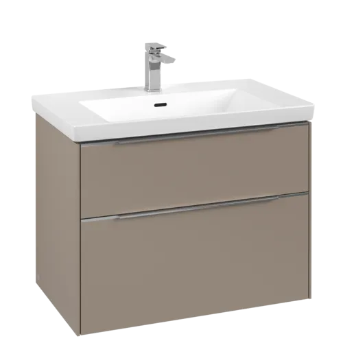 Bild von VILLEROY BOCH Subway 3.0 Waschbeckenunterschrank, 2 Auszüge, 772 x 576 x 478 mm, Taupe #C57400VM