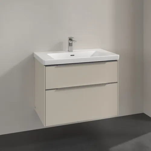 Bild von VILLEROY BOCH Subway 3.0 Waschbeckenunterschrank, 2 Auszüge, 772 x 576 x 478 mm, Cashmere Grey #C57400VN