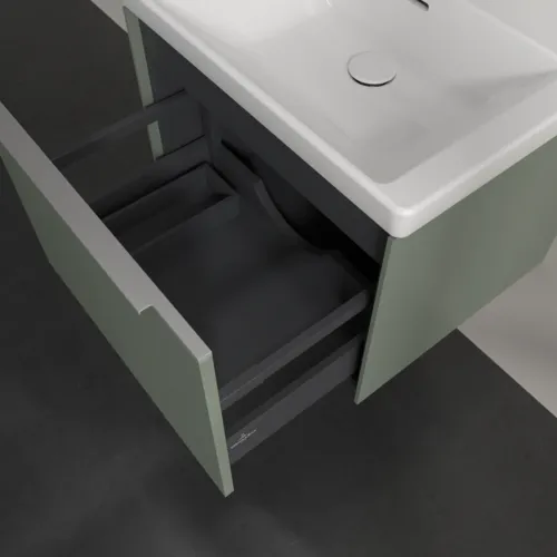 Bild von VILLEROY BOCH Subway 3.0 Waschbeckenunterschrank, 1 Auszug, 572 x 429 x 478 mm, Soft Green #C57700AF