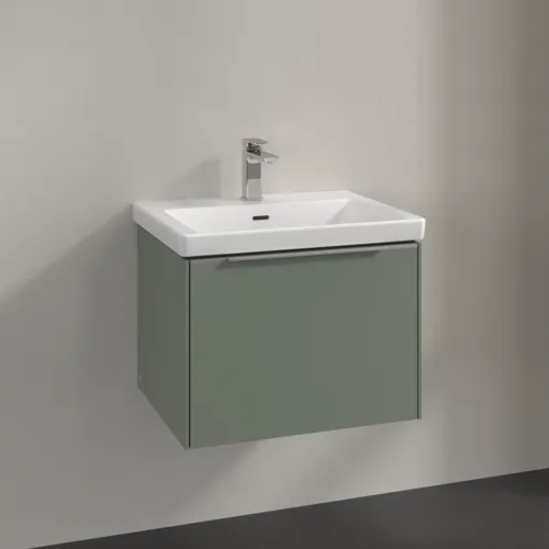 Bild von VILLEROY BOCH Subway 3.0 Waschbeckenunterschrank, 1 Auszug, 572 x 429 x 478 mm, Soft Green #C57700AF
