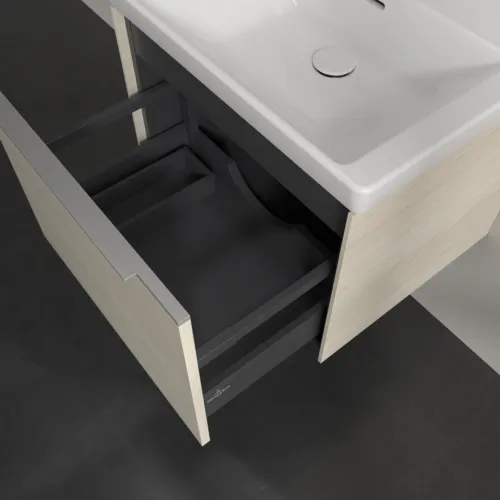 Bild von VILLEROY BOCH Subway 3.0 Waschbeckenunterschrank, 1 Auszug, 572 x 429 x 478 mm, White Oak #C57700AA