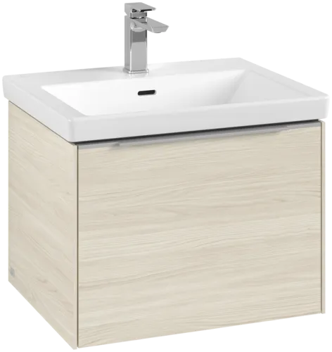 Bild von VILLEROY BOCH Subway 3.0 Waschbeckenunterschrank, 1 Auszug, 572 x 429 x 478 mm, White Oak #C57700AA