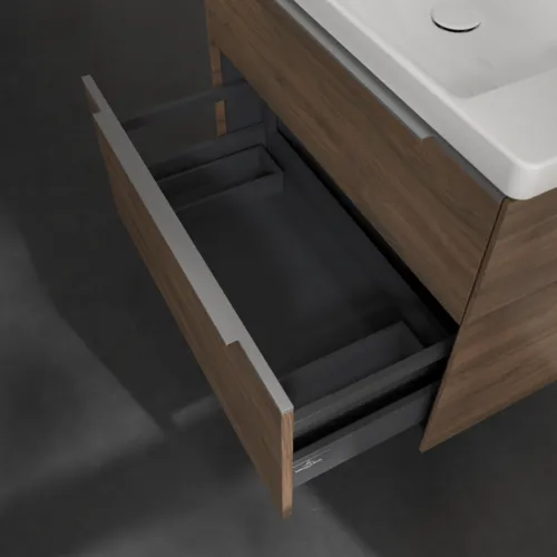 Bild von VILLEROY BOCH Subway 3.0 Waschbeckenunterschrank, 2 Auszüge, 772 x 576 x 478 mm, Arizona Oak #C57400VH