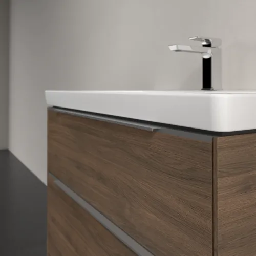 Bild von VILLEROY BOCH Subway 3.0 Waschbeckenunterschrank, 2 Auszüge, 772 x 576 x 478 mm, Arizona Oak #C57400VH