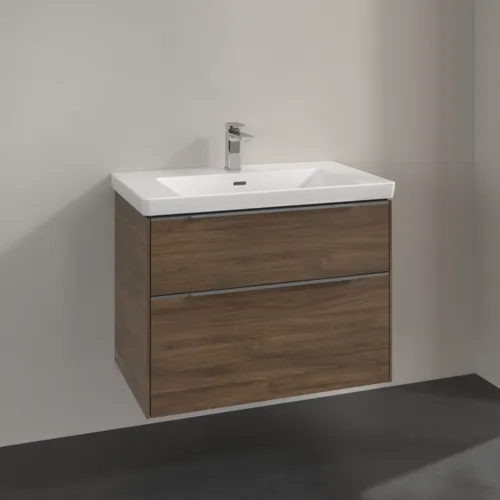 Bild von VILLEROY BOCH Subway 3.0 Waschbeckenunterschrank, 2 Auszüge, 772 x 576 x 478 mm, Arizona Oak #C57400VH