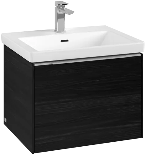 Bild von VILLEROY BOCH Subway 3.0 Waschbeckenunterschrank, 1 Auszug, 572 x 429 x 478 mm, Black Oak #C57700AB