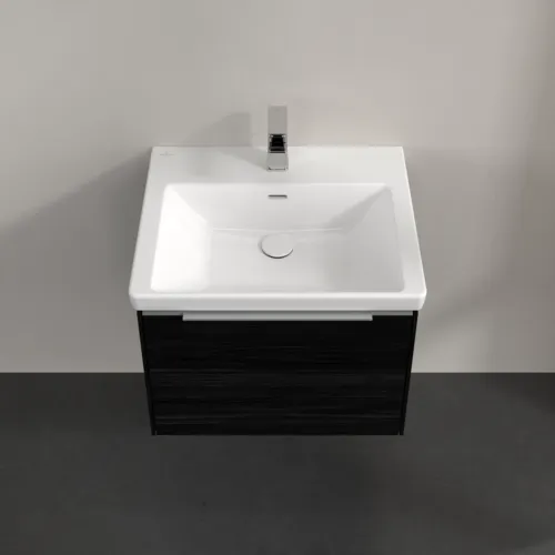 Bild von VILLEROY BOCH Subway 3.0 Waschbeckenunterschrank, 1 Auszug, 572 x 429 x 478 mm, Black Oak #C57700AB