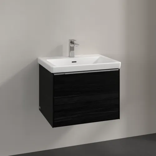 Bild von VILLEROY BOCH Subway 3.0 Waschbeckenunterschrank, 1 Auszug, 572 x 429 x 478 mm, Black Oak #C57700AB