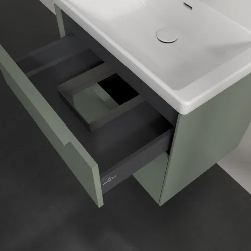 Bild von VILLEROY BOCH Subway 3.0 Waschbeckenunterschrank, 2 Auszüge, 622 x 576 x 478 mm, Soft Green #C57602AF