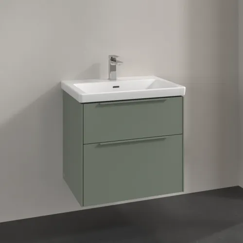 Bild von VILLEROY BOCH Subway 3.0 Waschbeckenunterschrank, 2 Auszüge, 622 x 576 x 478 mm, Soft Green #C57602AF