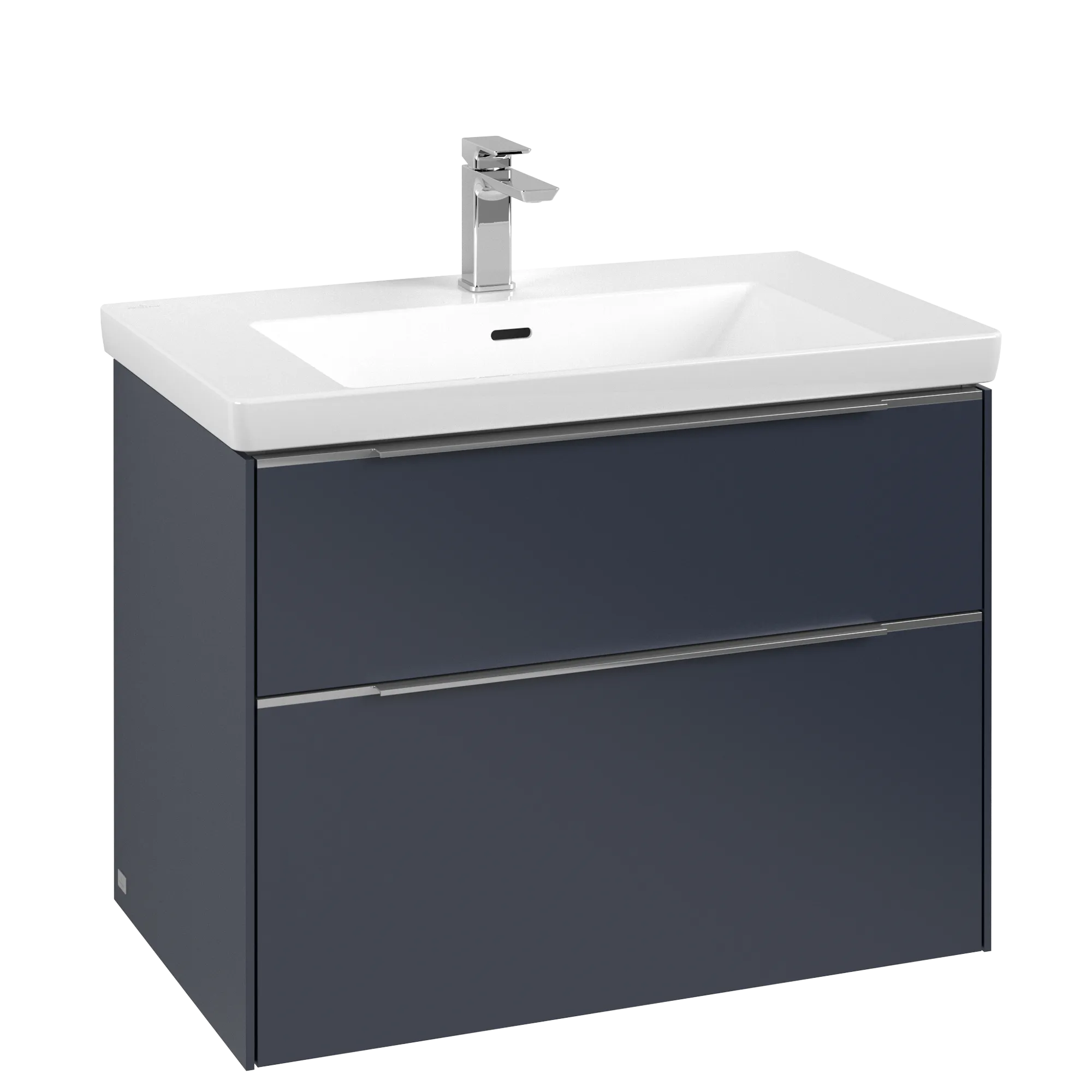 Bild von VILLEROY BOCH Subway 3.0 Waschbeckenunterschrank, 2 Auszüge, 772 x 576 x 478 mm, Marine Blue #C57400VQ