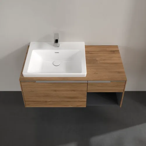 Bild von VILLEROY BOCH Subway 3.0 Waschbeckenunterschrank, 2 Auszüge, 1001 x 423 x 516 mm, Kansas Oak / Kansas Oak #C57200RH