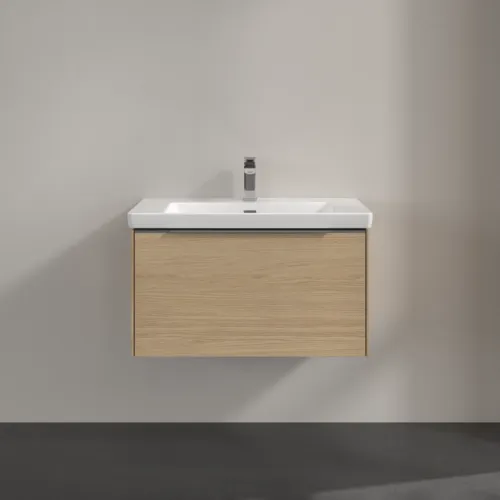 Bild von VILLEROY BOCH Subway 3.0 Waschbeckenunterschrank, 1 Auszug, 772 x 429 x 478 mm, Nordic Oak #C57300VJ