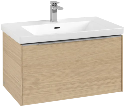 Bild von VILLEROY BOCH Subway 3.0 Waschbeckenunterschrank, 1 Auszug, 772 x 429 x 478 mm, Nordic Oak #C57300VJ