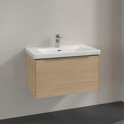 Bild von VILLEROY BOCH Subway 3.0 Waschbeckenunterschrank, 1 Auszug, 772 x 429 x 478 mm, Nordic Oak #C57300VJ