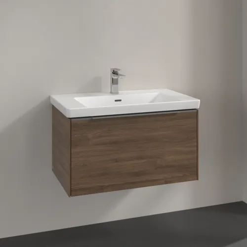 Bild von VILLEROY BOCH Subway 3.0 Waschbeckenunterschrank, 1 Auszug, 772 x 429 x 478 mm, Arizona Oak #C57300VH