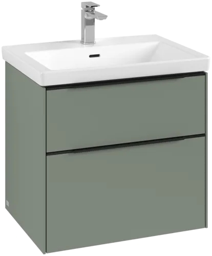 Bild von VILLEROY BOCH Subway 3.0 Waschbeckenunterschrank, 2 Auszüge, 622 x 576 x 478 mm, Soft Green #C57601AF
