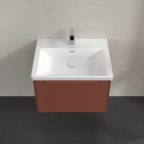 Bild von VILLEROY BOCH Subway 3.0 Waschbeckenunterschrank, 1 Auszug, 622 x 429 x 478 mm, Wine Red #C57502AH