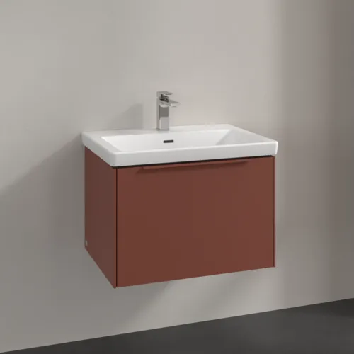 Bild von VILLEROY BOCH Subway 3.0 Waschbeckenunterschrank, 1 Auszug, 622 x 429 x 478 mm, Wine Red #C57502AH