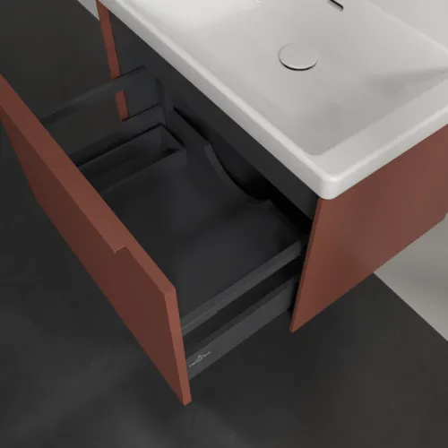 Bild von VILLEROY BOCH Subway 3.0 Waschbeckenunterschrank, 1 Auszug, 622 x 429 x 478 mm, Wine Red #C57502AH