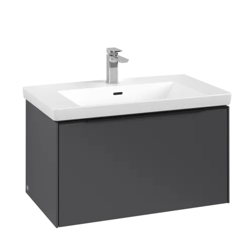 Bild von VILLEROY BOCH Subway 3.0 Waschbeckenunterschrank, 1 Auszug, 772 x 429 x 478 mm, Graphite #C57301VR
