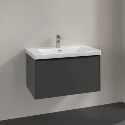 Bild von VILLEROY BOCH Subway 3.0 Waschbeckenunterschrank, 1 Auszug, 772 x 429 x 478 mm, Graphite #C57301VR