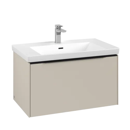Bild von VILLEROY BOCH Subway 3.0 Waschbeckenunterschrank, 1 Auszug, 772 x 429 x 478 mm, Cashmere Grey #C57301VN