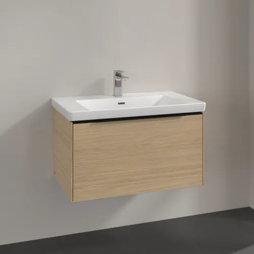 Bild von VILLEROY BOCH Subway 3.0 Waschbeckenunterschrank, 1 Auszug, 772 x 429 x 478 mm, Nordic Oak #C57301VJ