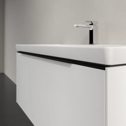 Bild von VILLEROY BOCH Subway 3.0 Waschbeckenunterschrank, mit Beleuchtung, 1 Auszug, 973 x 429 x 478 mm, Pure White #C569L1VF
