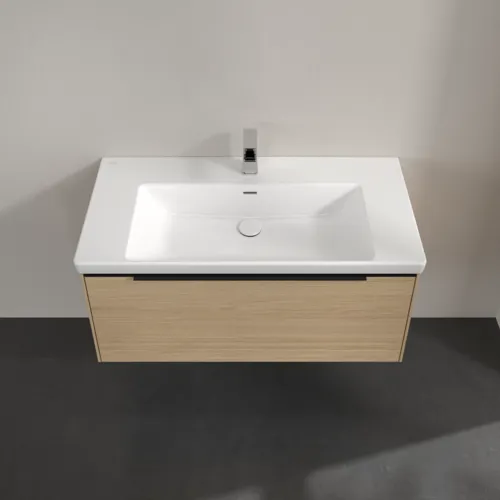 Bild von VILLEROY BOCH Subway 3.0 Waschbeckenunterschrank, mit Beleuchtung, 1 Auszug, 973 x 429 x 478 mm, Nordic Oak #C569L1VJ