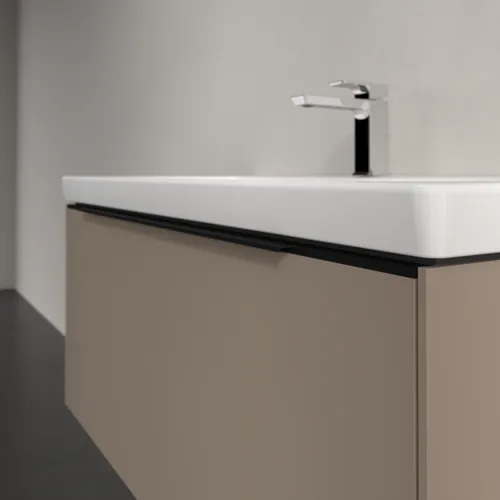 Bild von VILLEROY BOCH Subway 3.0 Waschbeckenunterschrank, mit Beleuchtung, 1 Auszug, 973 x 429 x 478 mm, Taupe #C569L1VM