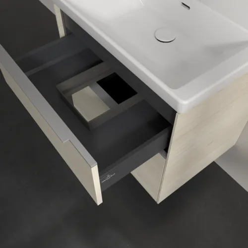 Bild von VILLEROY BOCH Subway 3.0 Waschbeckenunterschrank, 2 Auszüge, 622 x 576 x 478 mm, White Oak #C57600AA