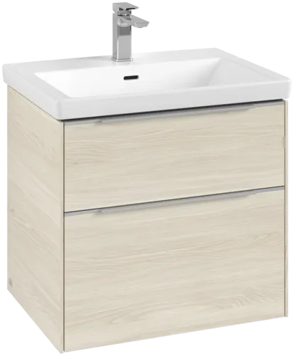 Bild von VILLEROY BOCH Subway 3.0 Waschbeckenunterschrank, 2 Auszüge, 622 x 576 x 478 mm, White Oak #C57600AA