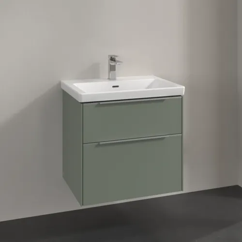 Bild von VILLEROY BOCH Subway 3.0 Waschbeckenunterschrank, 2 Auszüge, 622 x 576 x 478 mm, Soft Green #C57600AF